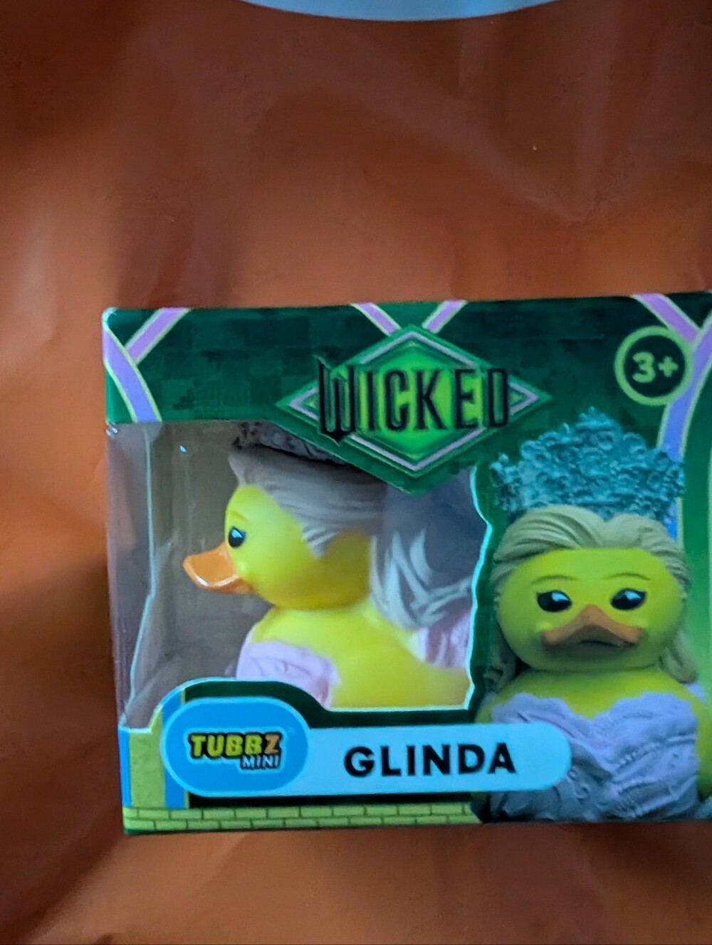 BNIB WICKED Glinda Mini Duck - Super Cute Cosplaying Duck by Mini Tubbz